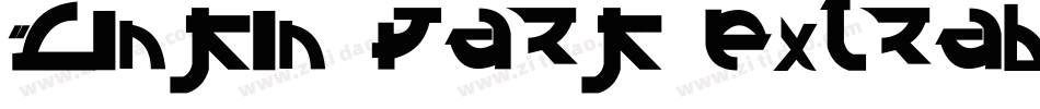 Linkin Park ExtraBold字体转换